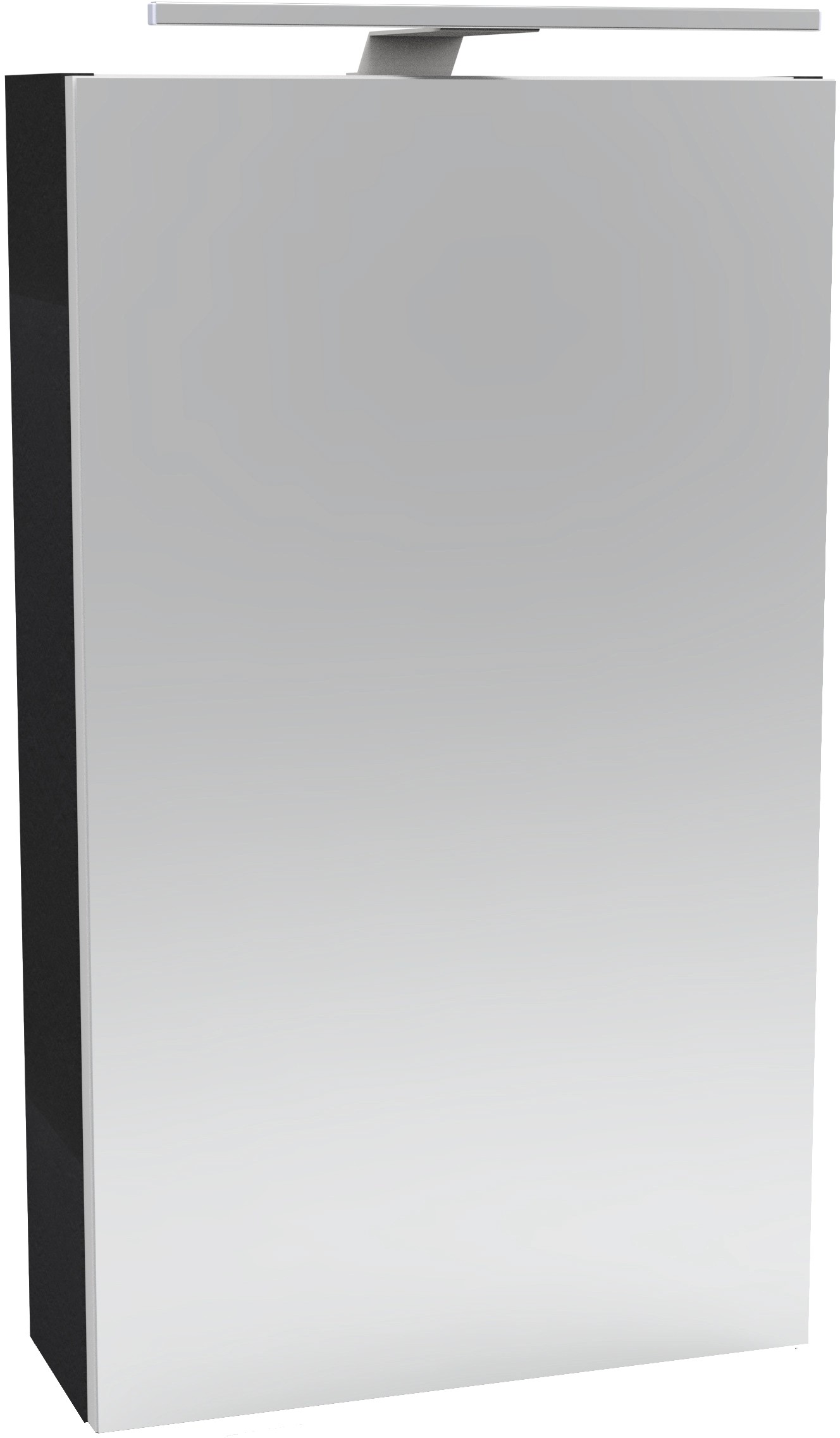 Fackelmann Koupelnová LED zrcadlová skříňka SBC antracitová 400 x 680 x 153 mm L Fackelmann Koupelnová LED zrcadlová skříňka SBC antracitová 400 x 680 x 153 mm L