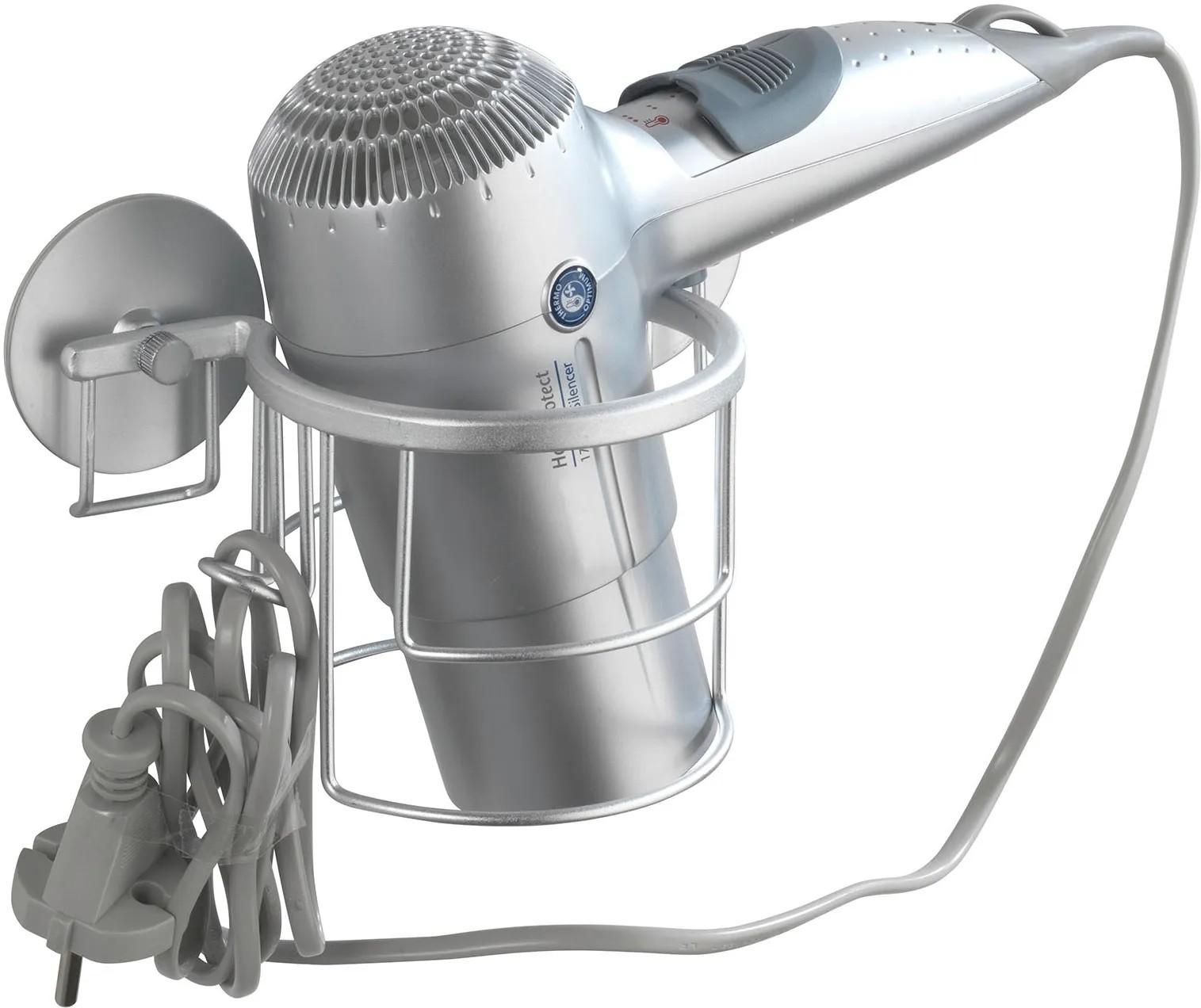 Wenko Turbo-Loc Držák fénu hliník Wenko Turbo-Loc Držák fénu hliník