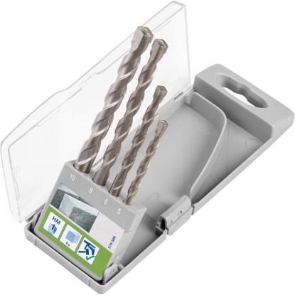 LUX-TOOLS Sada vrtáků do betonu Comfort průměr 5 mm - 10 mm 4dílná LUX-TOOLS Sada vrtáků do betonu Comfort průměr 5 mm - 10 mm 4dílná