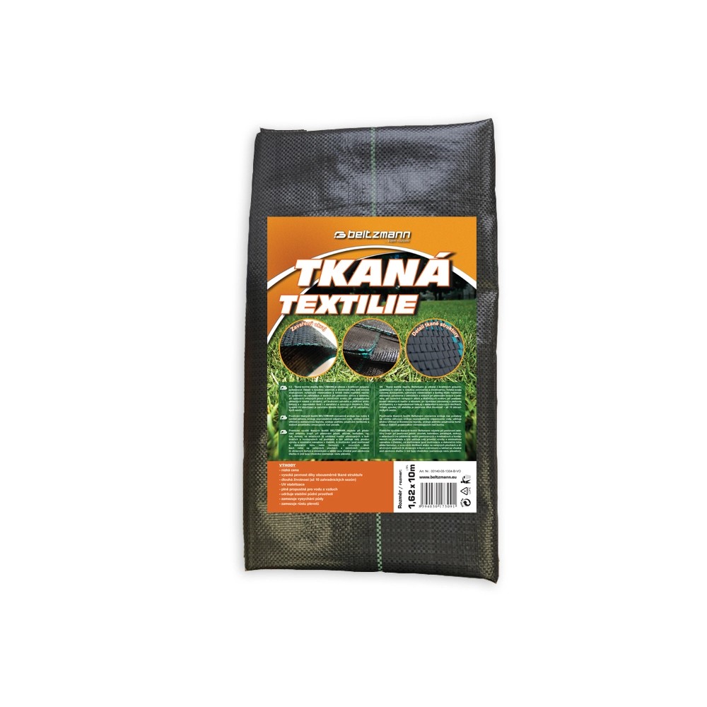 Beltzmann Tkaná textilie mulčovací černá 1,62 x 10 m Beltzmann Tkaná textilie mulčovací černá 1,62 x 10 m