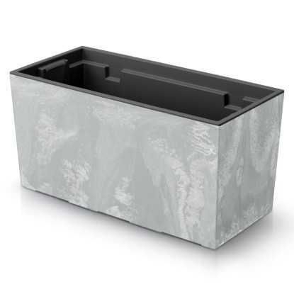 Prosperplast Truhlík Urbi Case Beton Effect světle šedý 395 x 185 x 195 mm Prosperplast Truhlík Urbi Case Beton Effect světle šedý 395 x 185 x 195 mm