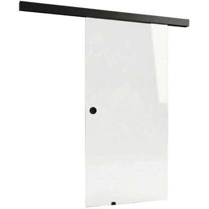Doorlegro Posuvné dveře EasySlide 65 - set, čiré sklo/černá, 205 x 90 cm Doorlegro Posuvné dveře EasySlide 65 - set, čiré sklo/černá, 205 x 90 cm