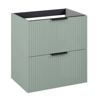 Roca Umyvadlová skříňka Reef Basic 2Z, šalvějová zelená mat, 63,5 x 60 x 47,2 cm Roca Umyvadlová skříňka Reef Basic 2Z, šalvějová zelená mat, 63,5 x 60 x 47,2 cm