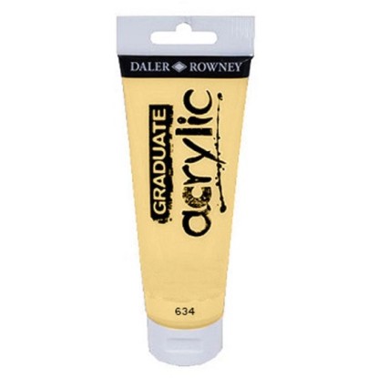 Daler Rowney Akrylová barva GRADUATE neapolská žlutá, 120 ml Daler Rowney Akrylová barva GRADUATE neapolská žlutá, 120 ml