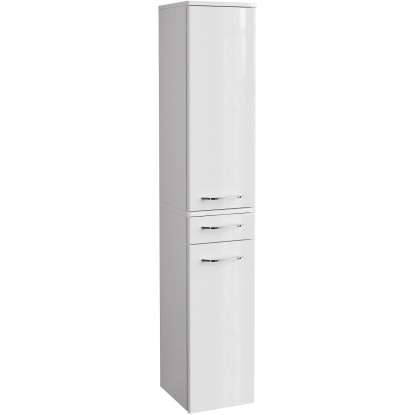 Fackelmann Koupelnová závěsná vysoká skříňka MILANO bílá 302 x 1652 x 320 mm Fackelmann Koupelnová závěsná vysoká skříňka MILANO bílá 302 x 1652 x 320 mm