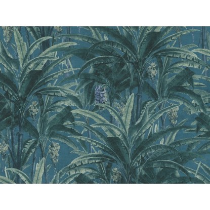 A. S. Creation Vliesová tapeta Greenery modro-zelená A. S. Creation Vliesová tapeta Greenery modro-zelená