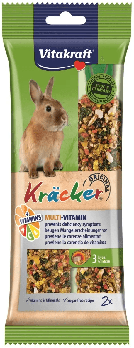 Vitakraft Doplňkové krmivo pro králíky Kräcker Multivitamin 2 ks Vitakraft Doplňkové krmivo pro králíky Kräcker Multivitamin 2 ks