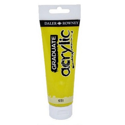 Daler Rowney Akrylová barva GRADUATE citronově žlutá, 120 ml Daler Rowney Akrylová barva GRADUATE citronově žlutá, 120 ml