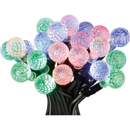 LED Světelný řetěz s 50 LED koulemi, vícebarevný LED Světelný řetěz s 50 LED koulemi, vícebarevný