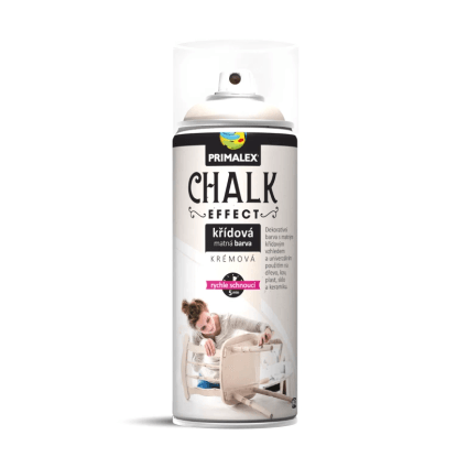PRIMALEX Křídová matná barva ve spreji Chalk Effect krémová 400 ml PRIMALEX Křídová matná barva ve spreji Chalk Effect krémová 400 ml