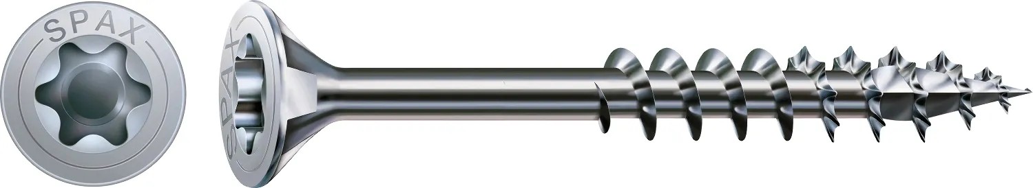 Spax Uni vrut zápust.hlava T-Star+ T20 4CUT část.závit Wirox 45 x 80 mm 150 ks Spax Uni vrut zápust.hlava T-Star+ T20 4CUT část.závit Wirox 45 x 80 mm 150 ks