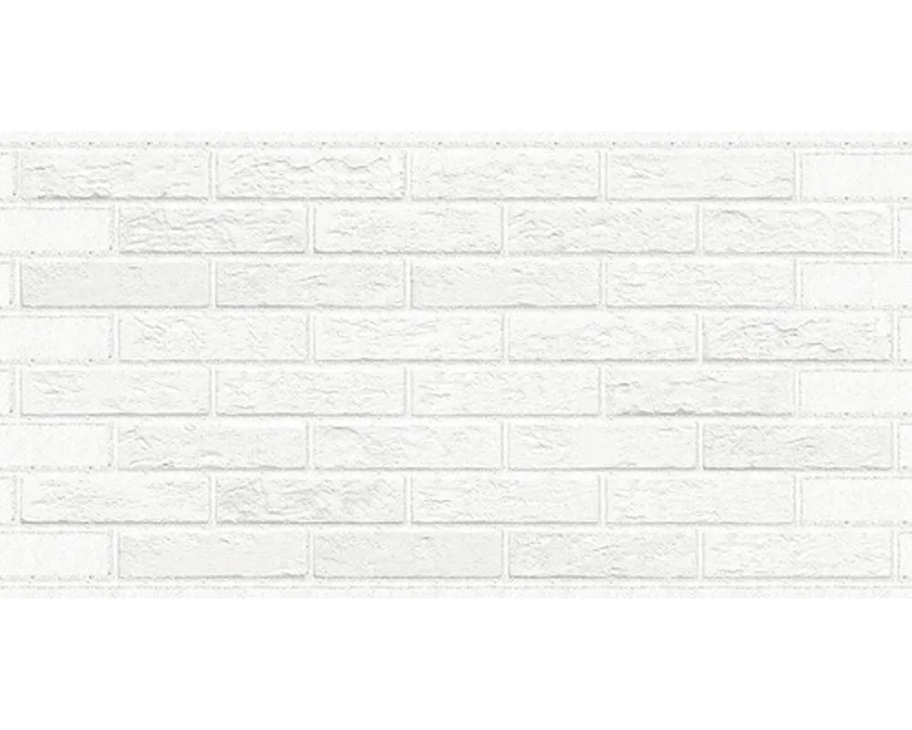 Bílý dekorativní panel t.b.t. s cihlovým vzhledem pro stěny. Bílý dekorativní panel t.b.t. s cihlovým vzhledem pro stěny.