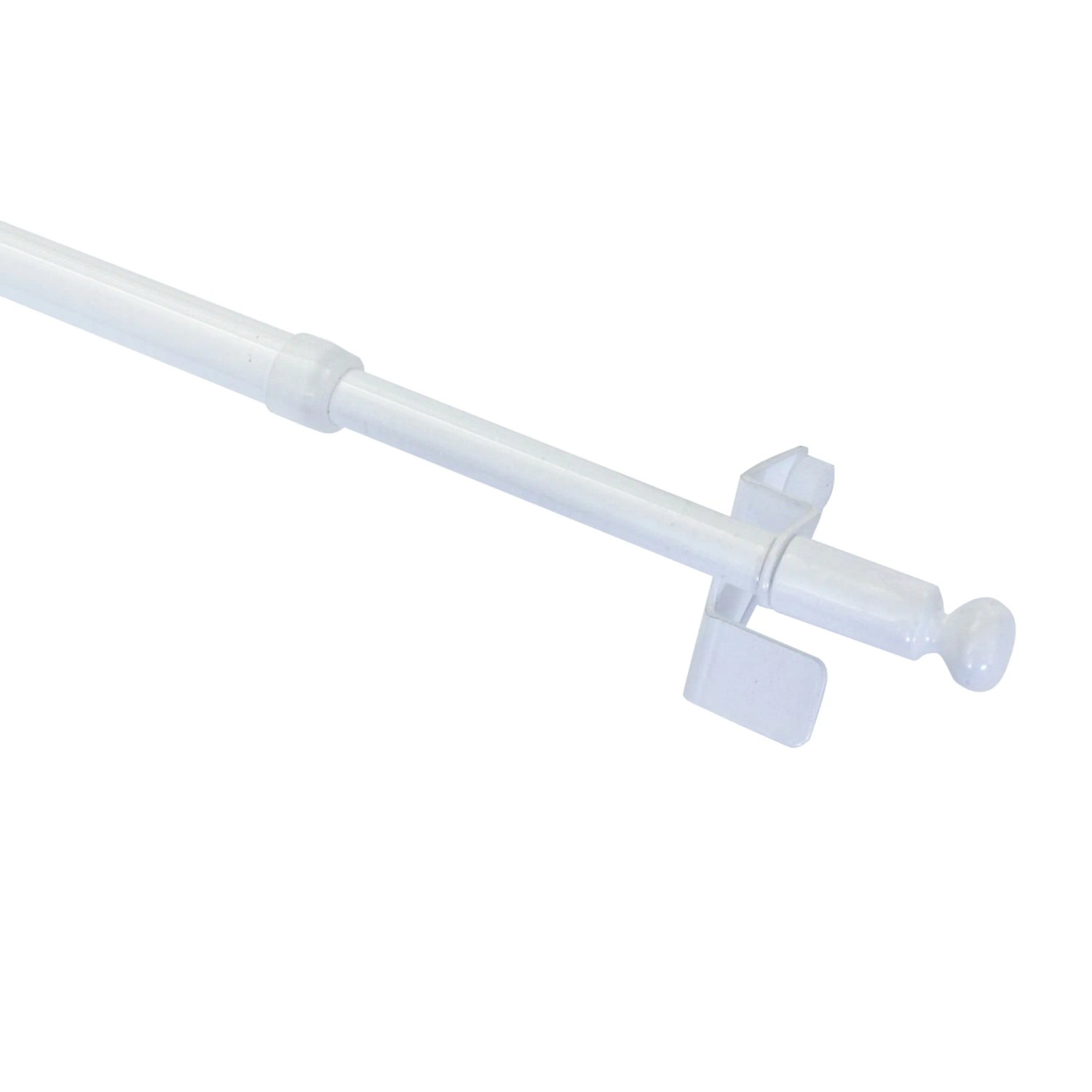 Gardinia Vzpěrná tyčka Press&Go s koulemi, bílá, 50 - 80 cm Gardinia Vzpěrná tyčka Press&Go s koulemi, bílá, 50 - 80 cm