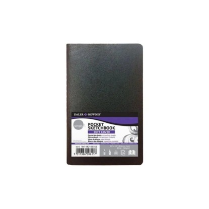 Daler Rowney Blok skicovací kapesní, 100 g/m2, 14 x 9 cm Daler Rowney Blok skicovací kapesní, 100 g/m2, 14 x 9 cm