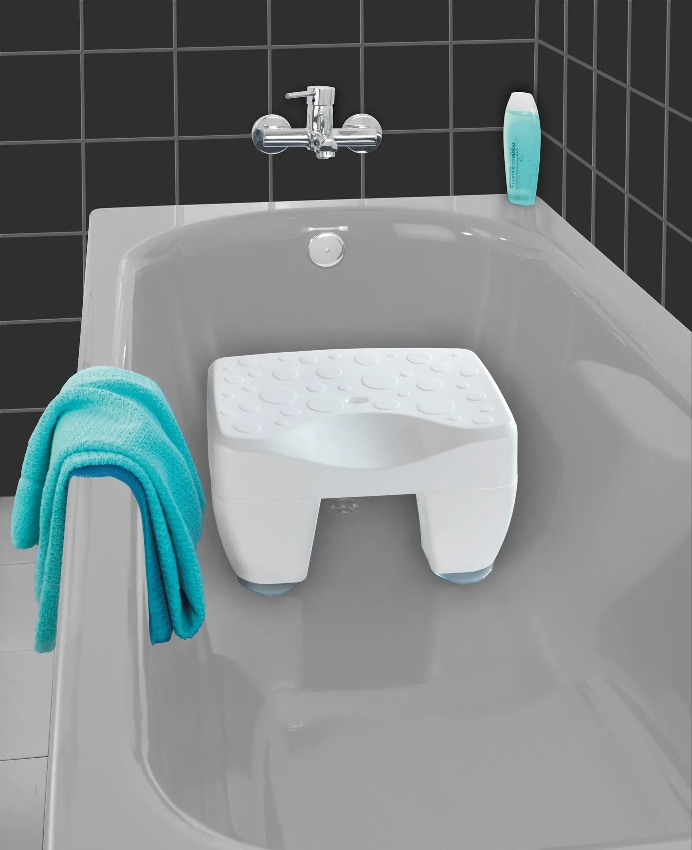 Wenko Stolička do vany Secura nosnost 150 kg plast 40 cm x 21 cm x 31 cm bílá Wenko Stolička do vany Secura nosnost 150 kg plast 40 cm x 21 cm x 31 cm bílá