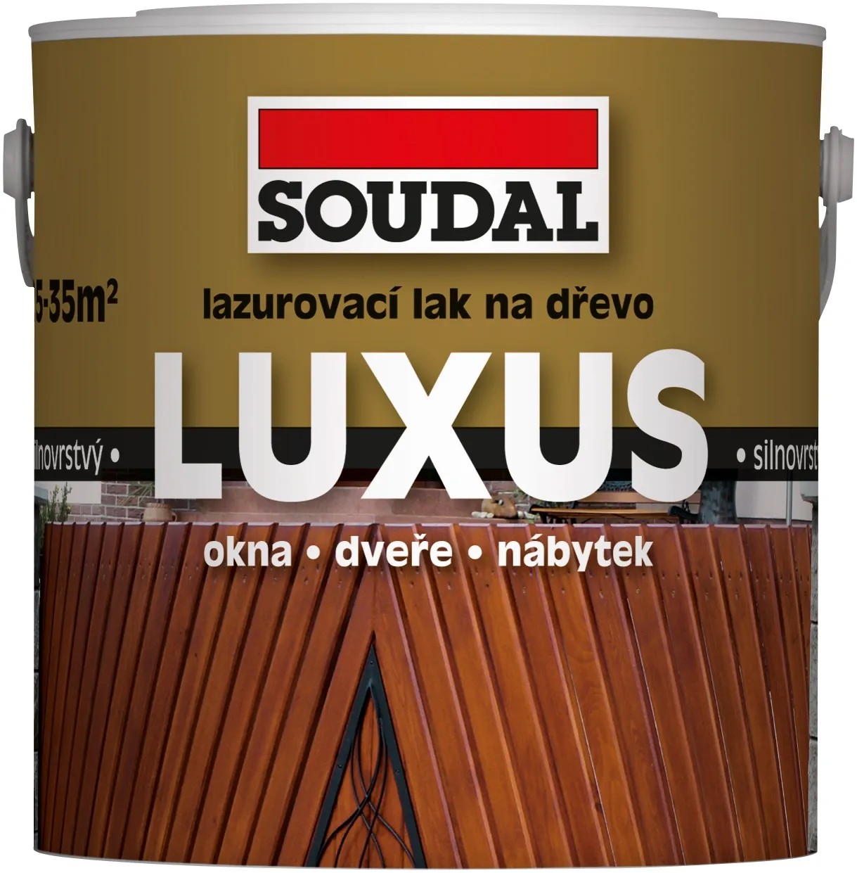 SOUDAL Lazura Luxus mahagon 2,5 l SOUDAL Lazura Luxus mahagon 2,5 l