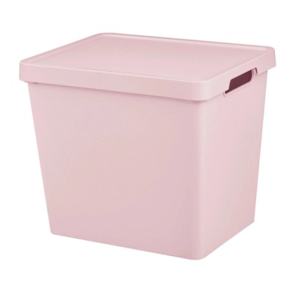 Tontarelli Úložný box s víkem MAYA růžový 23,9 l Tontarelli Úložný box s víkem MAYA růžový 23,9 l