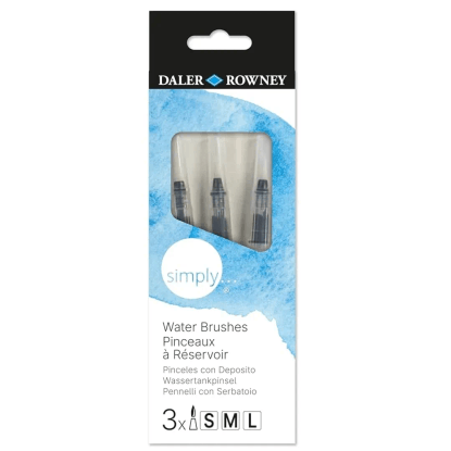 Daler Rowney Sada vodních štětců SIMPLY, 3 ks Daler Rowney Sada vodních štětců SIMPLY, 3 ks