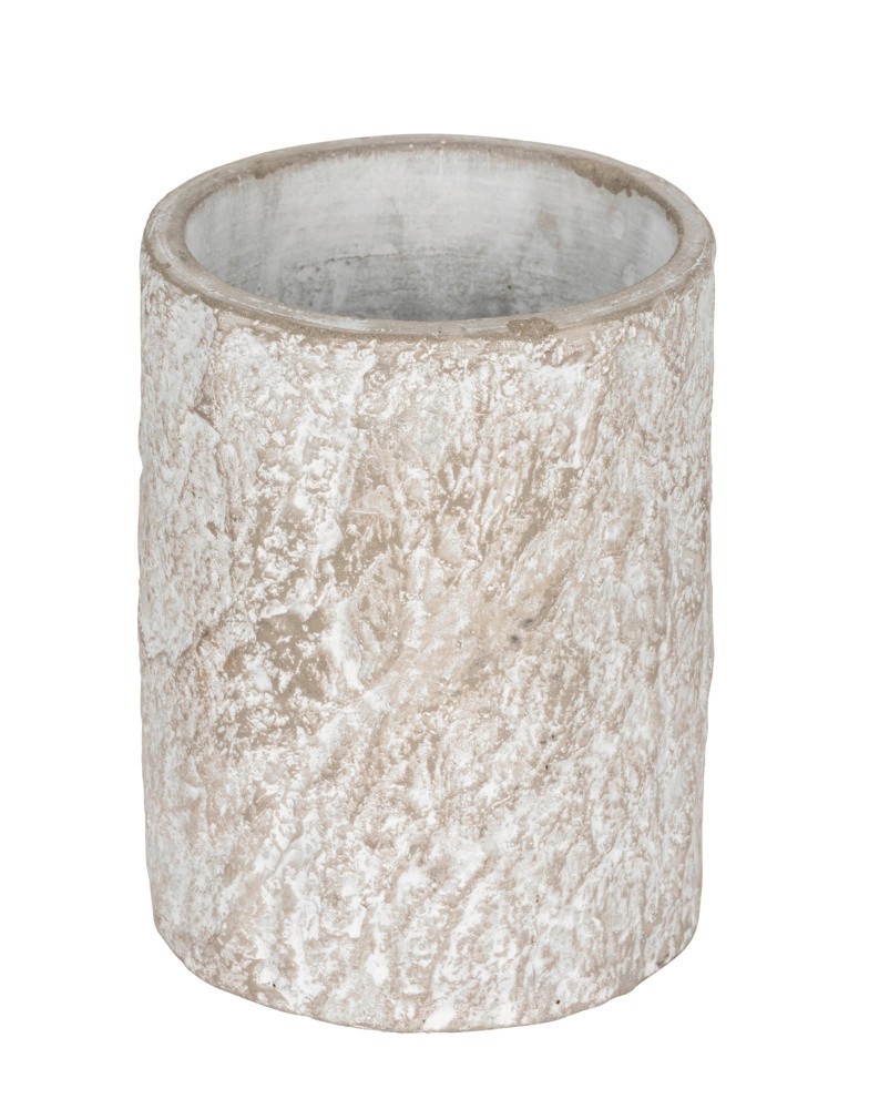 Wenko Kelímek na zubní kartáčky Albacete, cement, pr. 8,5 x 10,5 cm Wenko Kelímek na zubní kartáčky Albacete, cement, pr. 8,5 x 10,5 cm