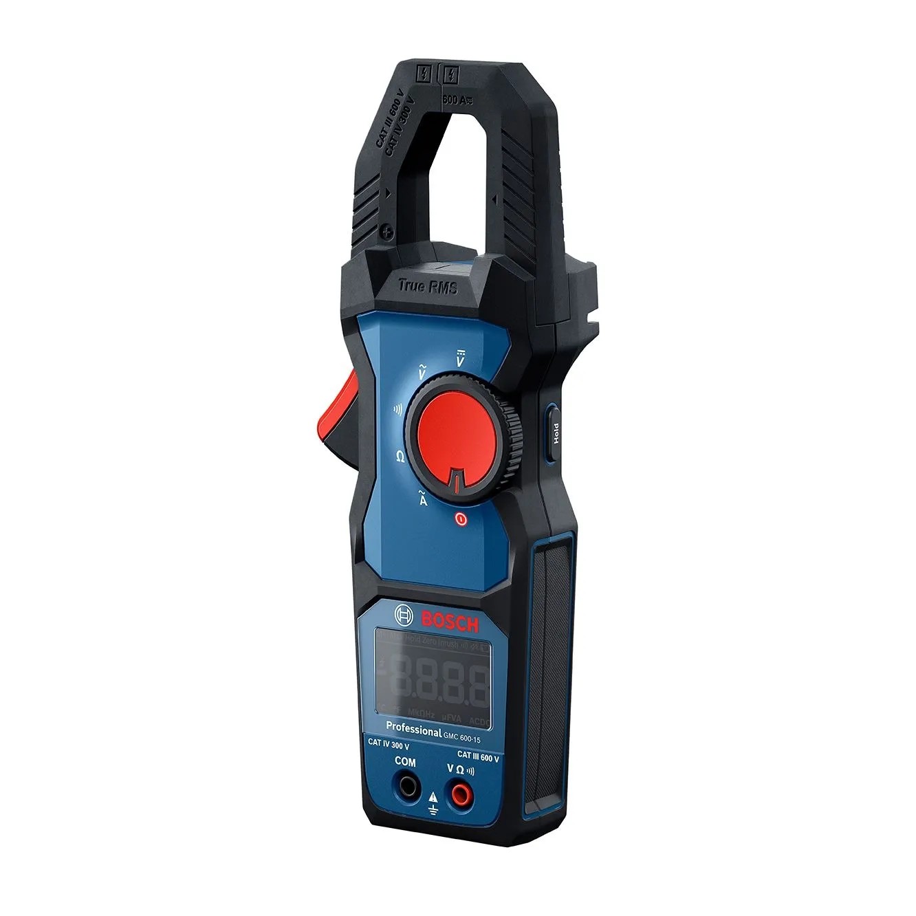 Proudové kleště Bosch Professional GMC 600-15 v modro-černé barvě s LCD displejem. Proudové kleště Bosch Professional GMC 600-15 v modro-černé barvě s LCD displejem.