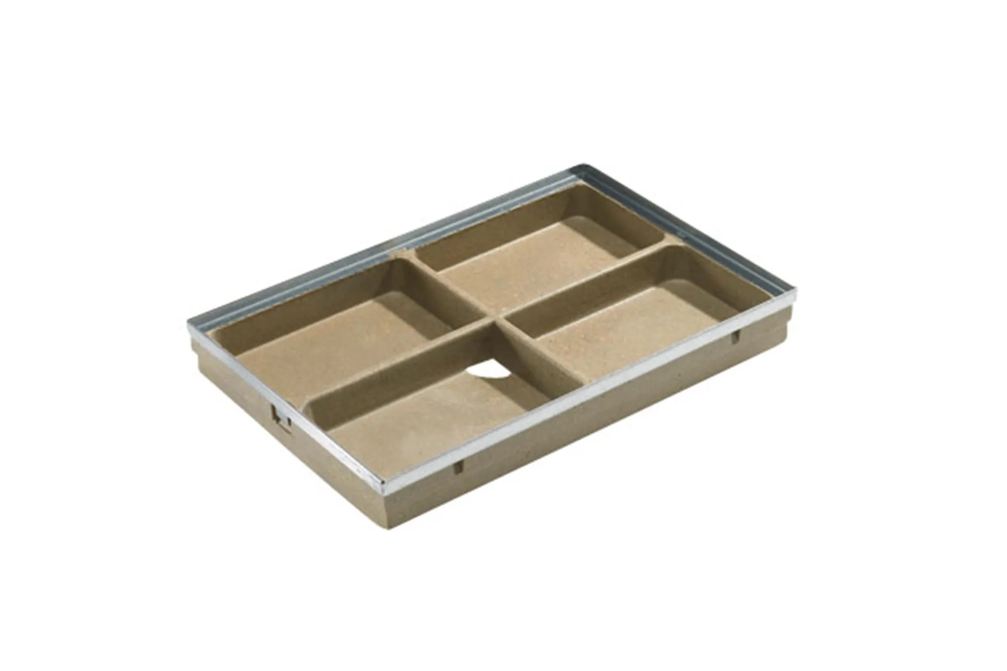 ACO Vario vanička do podlahy 60x40 cm s ochranou hran pro systémy čisticích zón. ACO Vario vanička do podlahy 60x40 cm s ochranou hran pro systémy čisticích zón.