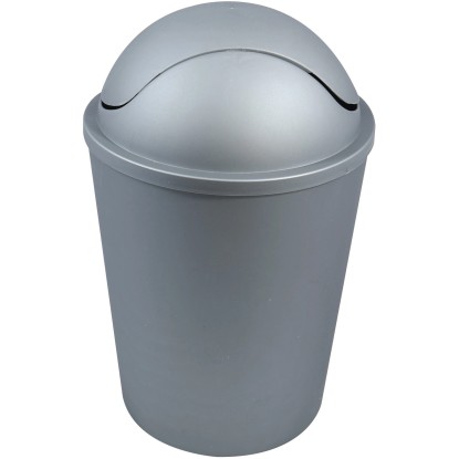 MSV Koš s výkyvným víkem stříbrný, 5,5 l MSV Koš s výkyvným víkem stříbrný, 5,5 l