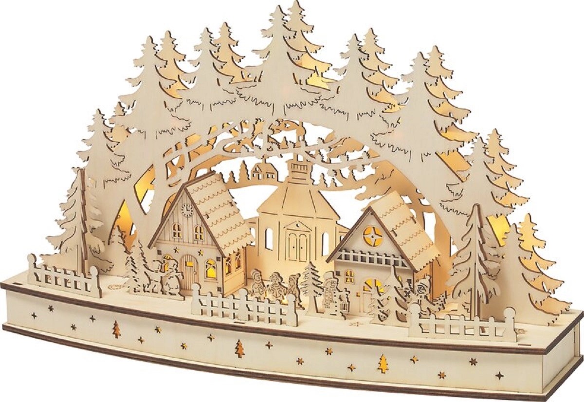 LED objekt vánoční vesnička 2 LED objekt vánoční vesnička 2