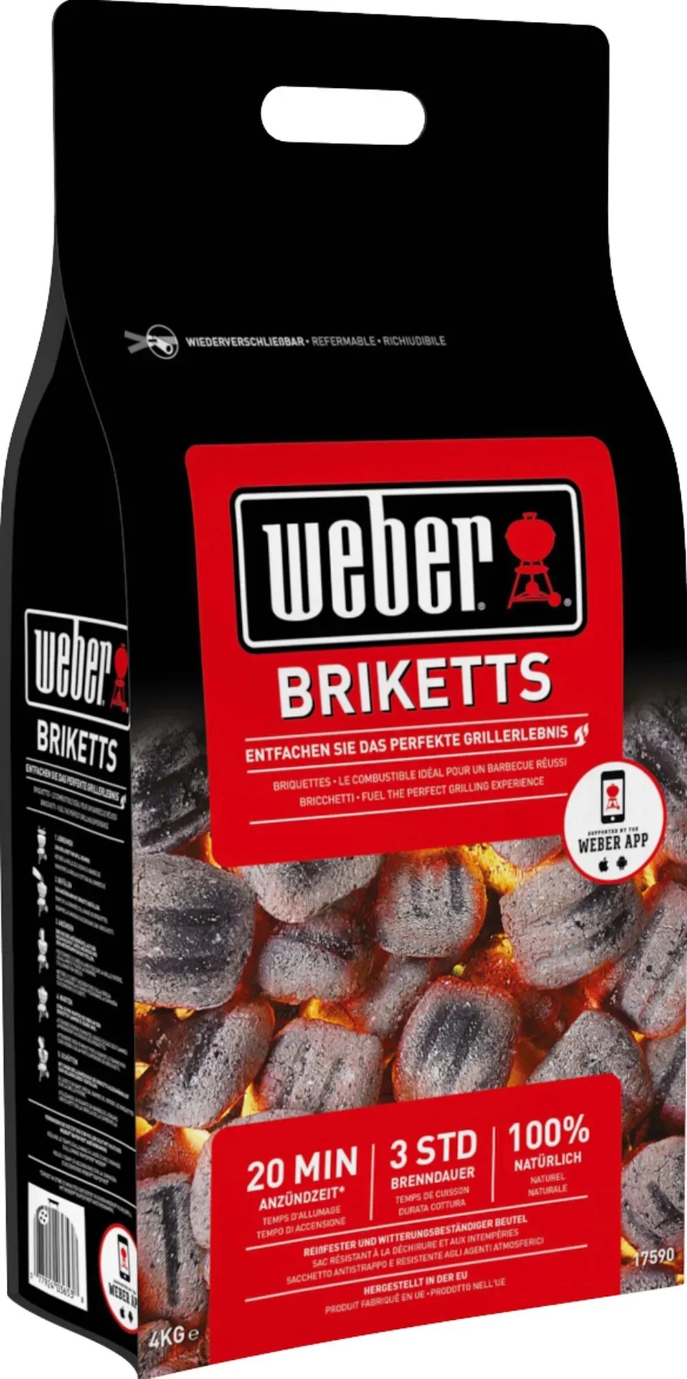 Weber Grilovací brikety 4 kg Weber Grilovací brikety 4 kg