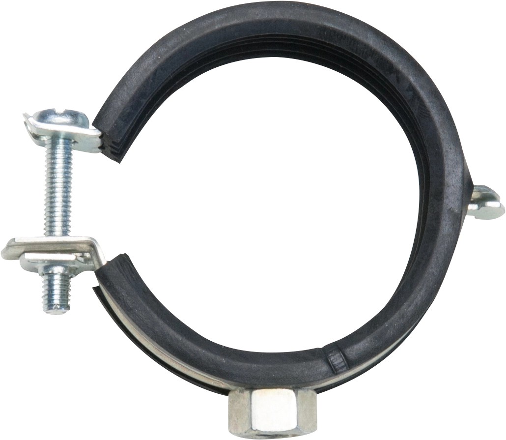 Potrubní spona se zvukovou izolací pr. 42 mm - pr. 46 mm Potrubní spona se zvukovou izolací pr. 42 mm - pr. 46 mm