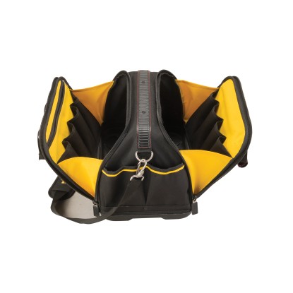 Otevřená brašna na nářadí Stanley FatMax FMST1-73607 s přihrádkami a popruhem. Otevřená brašna na nářadí Stanley FatMax FMST1-73607 s přihrádkami a popruhem.
