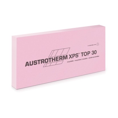 Růžová izolační deska Austrotherm XPS TOP 30 pro tepelnou izolaci. Růžová izolační deska Austrotherm XPS TOP 30 pro tepelnou izolaci.