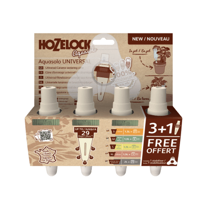 Hozelock Zavlažovací prvek keramický AQUASOLO, vel. M, zelená, sada 3+1 Hozelock Zavlažovací prvek keramický AQUASOLO, vel. M, zelená, sada 3+1