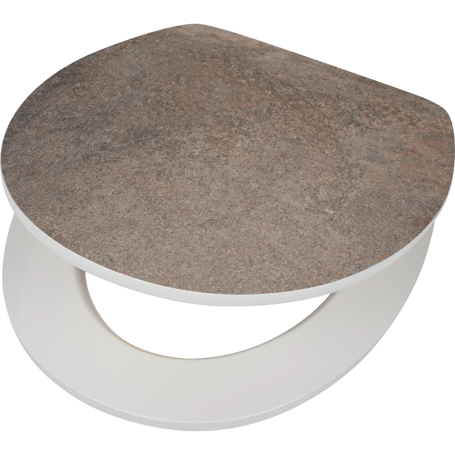 baliv WC sedátko Meuse s pomalým sklápěním, dřevěné jádro, hnědý kámen baliv WC sedátko Meuse s pomalým sklápěním, dřevěné jádro, hnědý kámen