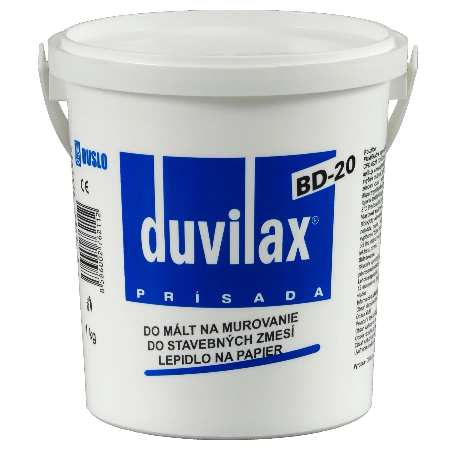 Duvilax BD-20 příměs do stav. směsí - 1kg - kbelík Duvilax BD-20 příměs do stav. směsí - 1kg - kbelík
