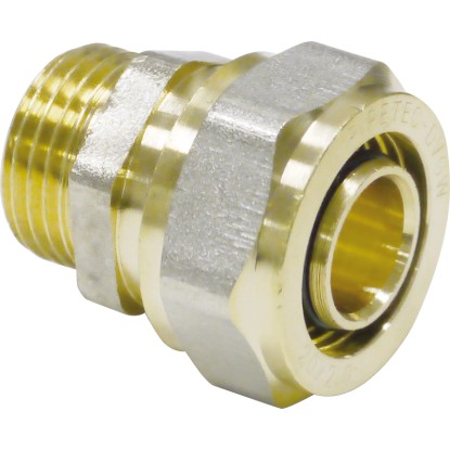 PIPETEC Závitová přechodka SFUA2005 měděná, 20x2 - R 3/4 PIPETEC Závitová přechodka SFUA2005 měděná, 20x2 - R 3/4