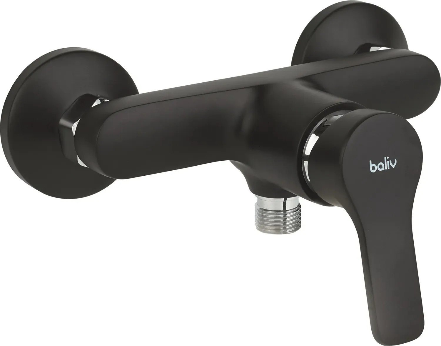 baliv Sprchová páková baterie černá matná baliv Sprchová páková baterie černá matná