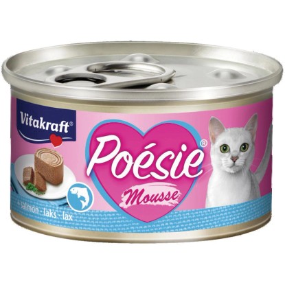 Vitakraft Paté pro kočky Poésie Mousse losos 1 x 85 g Vitakraft Paté pro kočky Poésie Mousse losos 1 x 85 g