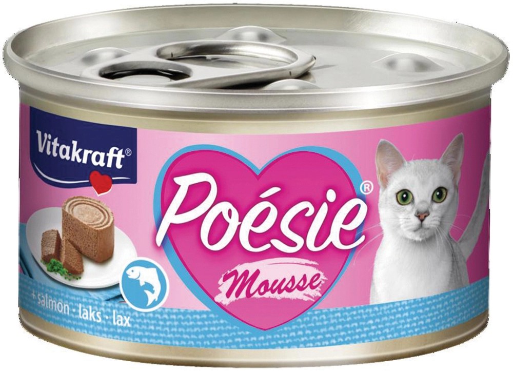 Vitakraft Paté pro kočky Poésie Mousse losos 1 x 85 g Vitakraft Paté pro kočky Poésie Mousse losos 1 x 85 g