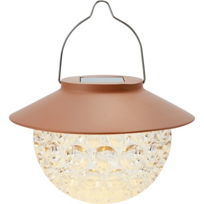 Solární závěsné LED svítidlo, korálová, pr. 13 x 8 cm Solární závěsné LED svítidlo, korálová, pr. 13 x 8 cm