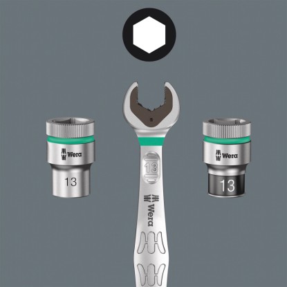 Wera Zyklop ráčna s nástrčnými vložkami, 13 mm pohon. Sada nářadí pro šrouby. Wera Zyklop ráčna s nástrčnými vložkami, 13 mm pohon. Sada nářadí pro šrouby.