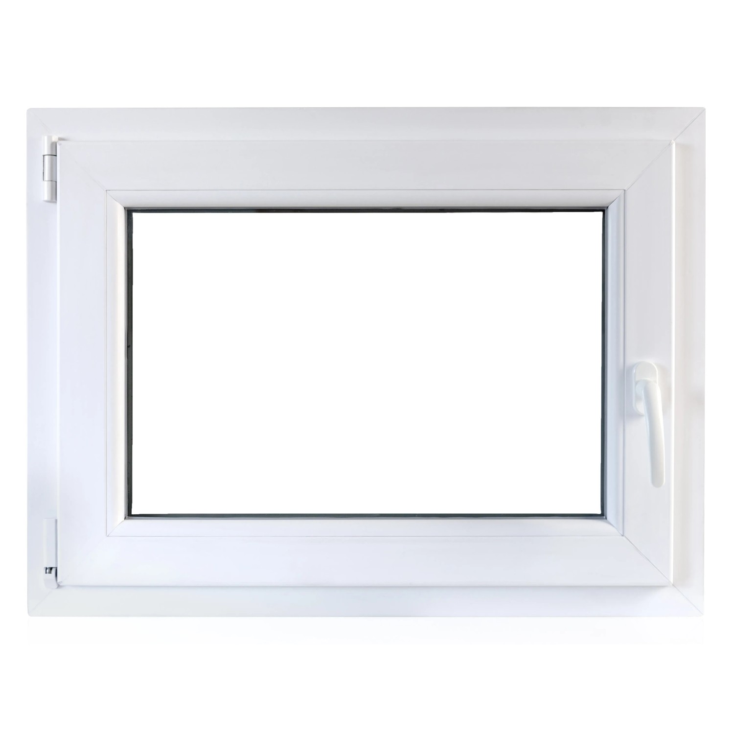 TeraGlass Okno plastové TP4000, bílé, 600 x 600 x 60 mm, L TeraGlass Okno plastové TP4000, bílé, 600 x 600 x 60 mm, L