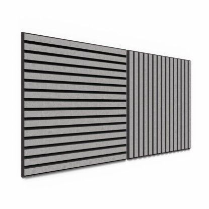 Akustické panely DenPanels, 60x60 cm, betonově šedá. Zvuk pohlcující panely pro lepší akustiku místnosti. Akustické panely DenPanels, 60x60 cm, betonově šedá. Zvuk pohlcující panely pro lepší akustiku místnosti.