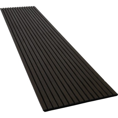 Akustický panel z uzeného dubu, 240 cm, pro obklady stěn a stropů pro pohlcování zvuku. Akustický panel z uzeného dubu, 240 cm, pro obklady stěn a stropů pro pohlcování zvuku.