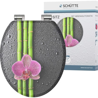 Eisl WC sedátko Asia dřevěné jádro s automatickým sklápěním Eisl WC sedátko Asia dřevěné jádro s automatickým sklápěním