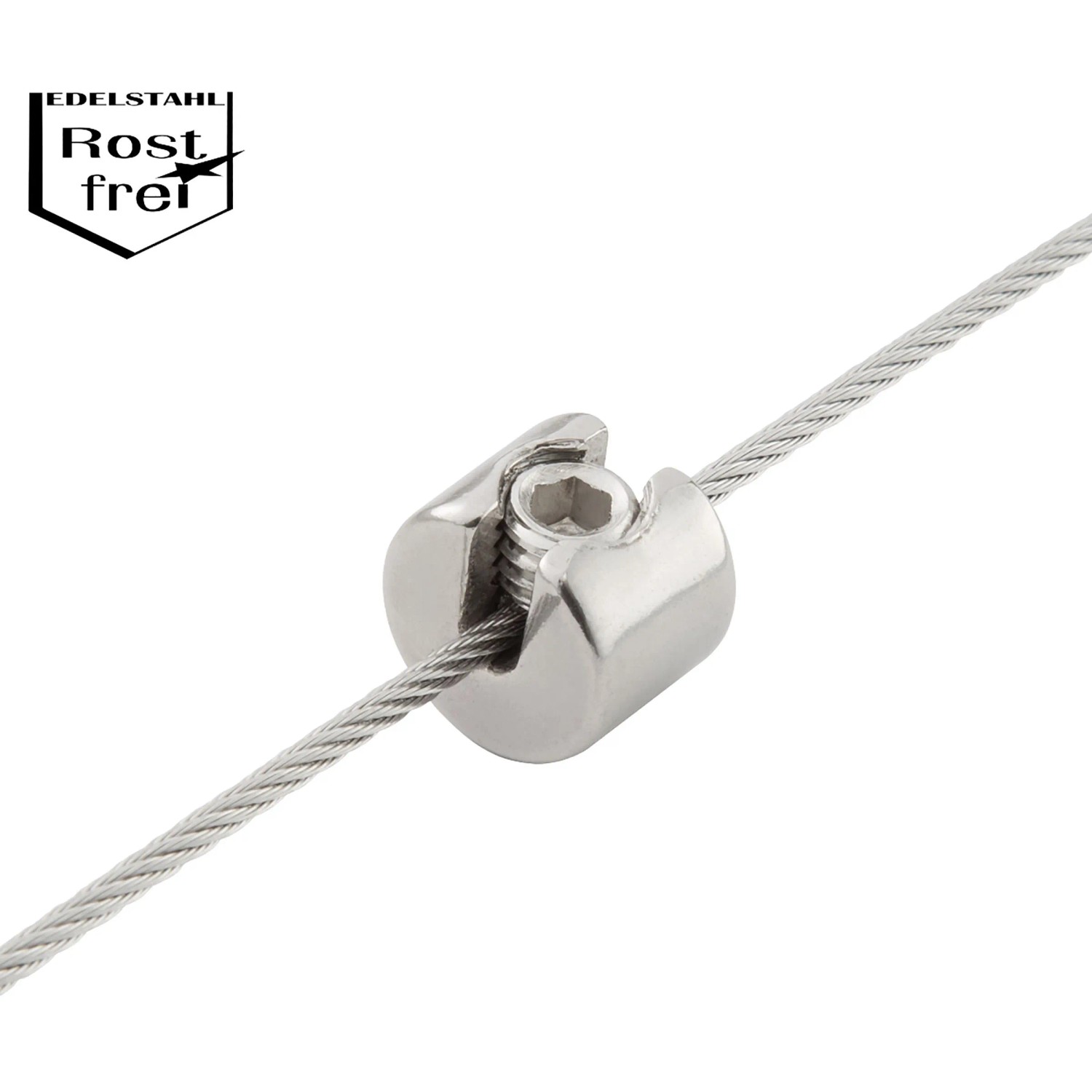 Conacord Upínací zátka, nerezová ocel, 3 mm Conacord Upínací zátka, nerezová ocel, 3 mm
