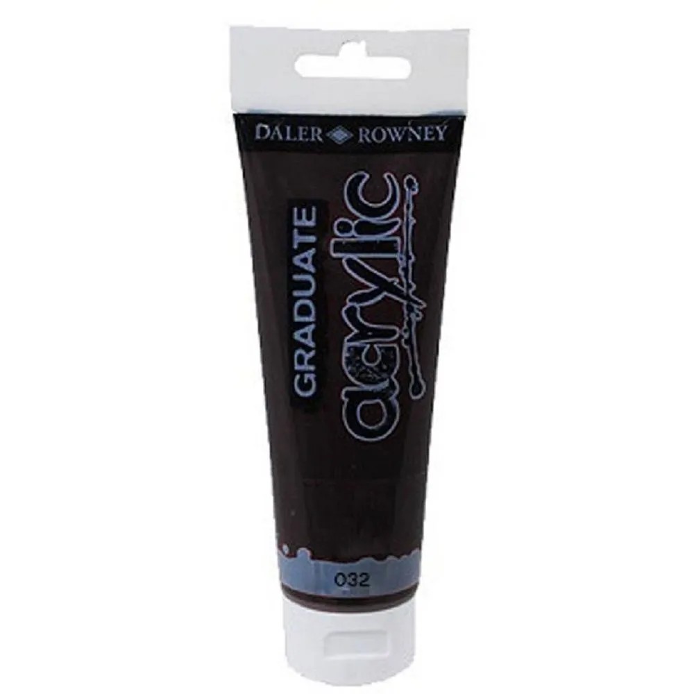 Daler Rowney Akrylová barva GRADUATE perleťová černá, 120 ml Daler Rowney Akrylová barva GRADUATE perleťová černá, 120 ml