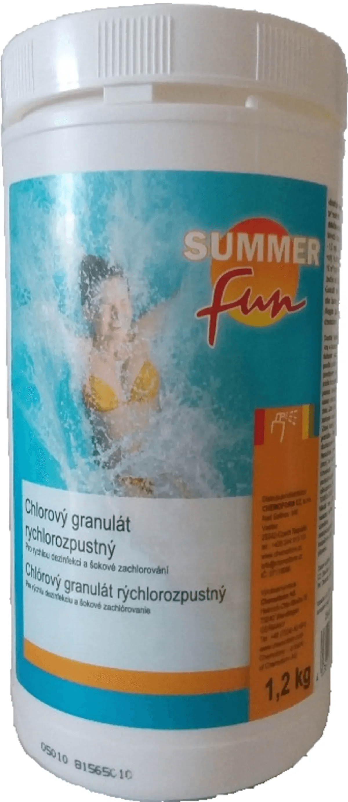 Summer Fun Chlórový granulát rychlorozpustný 1,2 kg Summer Fun Chlórový granulát rychlorozpustný 1,2 kg