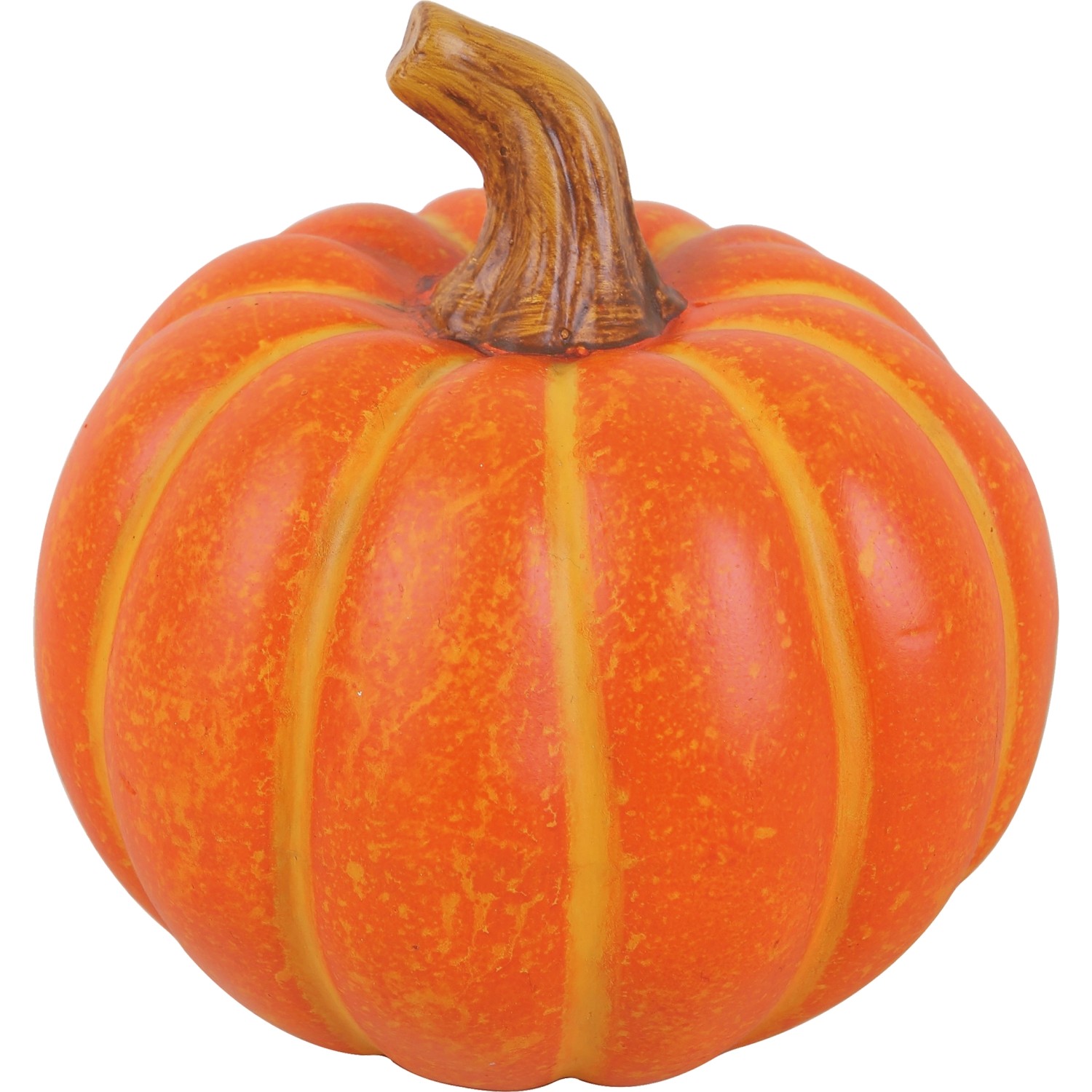 Dekorativní dýně z keramiky 16 cm x 15 cm x 15 cm světle oranžová Dekorativní dýně z keramiky 16 cm x 15 cm x 15 cm světle oranžová