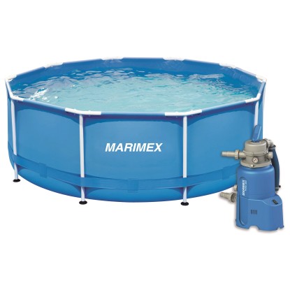 MARIMEX Bazén Florida s pískovou filtrací, modrá, 3,05 x 0,91 m MARIMEX Bazén Florida s pískovou filtrací, modrá, 3,05 x 0,91 m
