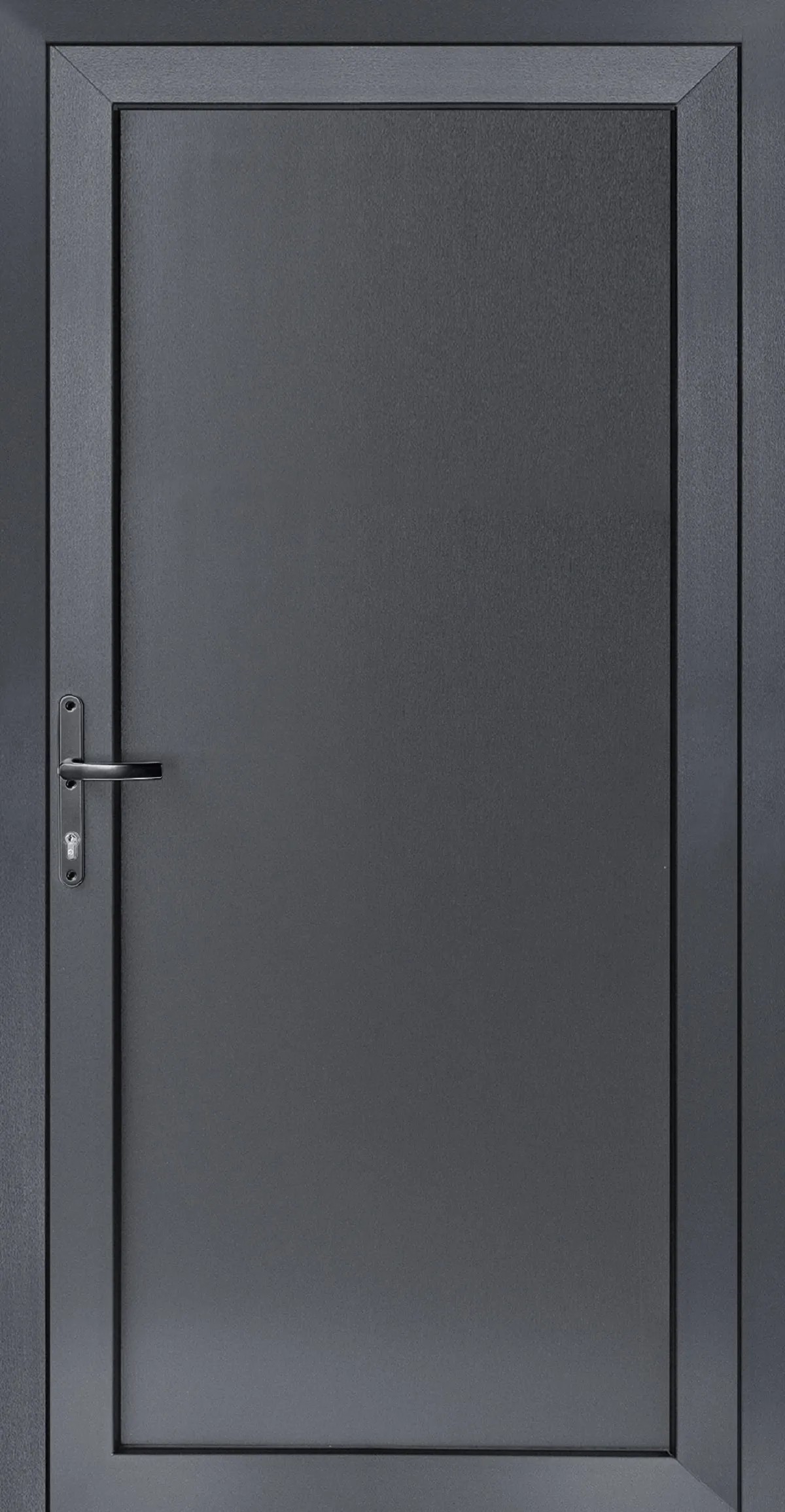 Plastové vedlejší vchodové dveře 4-komorové antracitové/bílé, 980 x 1980 mm, L Plastové vedlejší vchodové dveře 4-komorové antracitové/bílé, 980 x 1980 mm, L